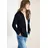 Cecil Langarm Jacke mit Kapuze und Taschen - Blau