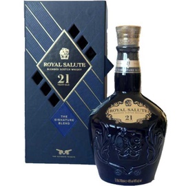 Chivas Regal 21 Years Old Royal Salute Blended Scotch 40% vol 0,7 l Geschenkbox