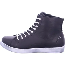 Andrea Conti Damen High Top Sneaker Schnürer Leder dynamisch 0341500, Schwarz 39