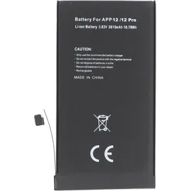 AccuCell Akku passend für Apple iPhone 12/12 Pro, Li-Polymer, 3,83V, 2815mAh, 10,78Wh, built-in, ohne Werkzeug