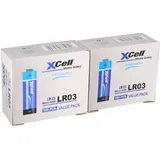XCell 200x XCell AAA LR03 Micro Super Alkaline 1,5V Batterie