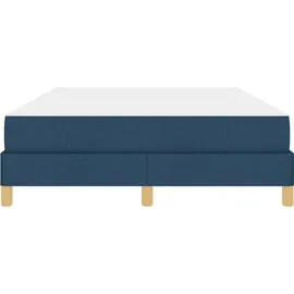 vidaXL Boxspringbett 160 x 200 cm Blau