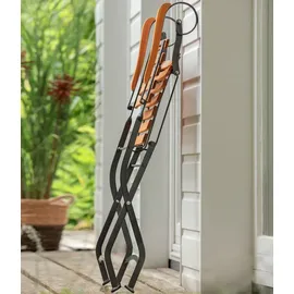 Dehner Tegernsee Klappsessel 88 x 57 x 56 cm natur/schwarz