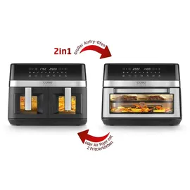 CASO Design AirFry Duo Chef schwarz