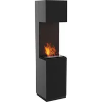 Kratki - Biokamin Ethanol Kamin Bioethanil Standkamin Kamin Sierra Black Dekorativ 'ohne Glas'