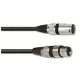 Omnitronic XLR Verbindungskabel 1x XLR-Stecker 3 polig - 1x XLR-Buchse 3 polig 3,00 m (3022047N)