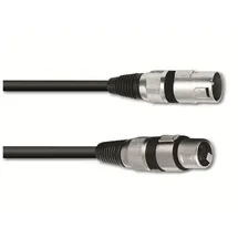 Omnitronic XLR Verbindungskabel 1x XLR-Stecker 3 polig - 1x XLR-Buchse 3 polig 3,00 m (3022047N)