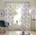 OTTO home Gardine Belem (1 St), Kräuselband, transparent, Voile, 1 bzw. 2 Schals, Vorhang, Fertiggardine, Kreise beige 140 cm x 175 cm