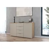 Rauch Kommode »Sideboard Schubladenkommode AGORDO mit Dekor- oder Hochglanzfront«, mit 4 Schubkästen und 2 Türen sowie Metallgriffen MADE IN GERMANY,