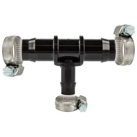 tecuro Schlauchverbinder T-Stück Ø 28 x Ø 21 x Ø 28 mm schwarz
