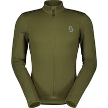 Scott Gravel Warm Merino Langarm-trikot - fir green - S