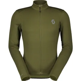 Scott Gravel Warm Merino Langarm-trikot - fir green - S