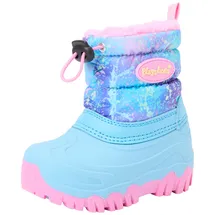 Playshoes Winter-Bootie Regenbogen Blau/Türkis 28/29