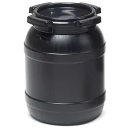 Weithalsfass WH 6, mit UV-Schutz, 6 l, schwarz, mit UN-Zulassung