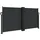 vidaXL Seitenmarkise Ausziehbar 120 x 600 cm Schwarz Polyester