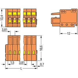 WAGO GmbH &amp; Co. KG Federleiste 734-210