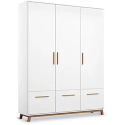 rauch Kleiderschrank »Carlsson« - 136x53x203cm - braun - Holz / Holz / Eichenholz