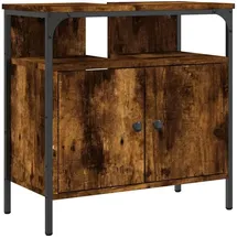 vidaXL Waschbeckenunterschrank 60 x 60 x 30 cm Braun