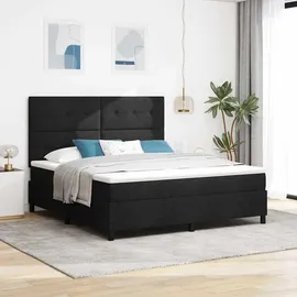 vidaXL Boxspringbett 180 x 200 cm Schwarz