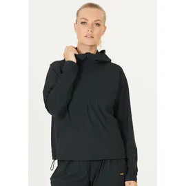 ATHLECIA Laufjacke "Amis", Damen, Gr. 40, schwarz, 79% Polyamid, 21% Elasthan, unifarben, normal, ohne Ausschnitt, Jacken, in dehnbarer und bequemer Qualität