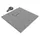 iflair SMC Duschwanne 80x80 cm flach Grau