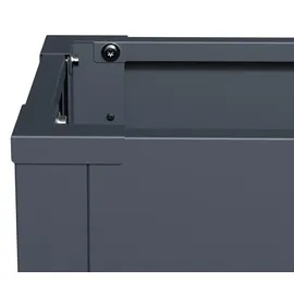 Tchibo Talus Pflanzkasten 100 x 25 x 27 cm Anthrazit