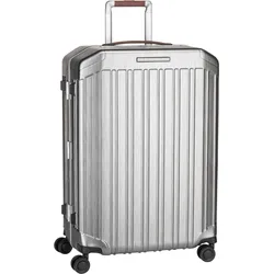 Piquadro PQ-LM Medium Spinner 4427  in Nero-Cuoio (69 Liter), Koffer & Trolley - Silber