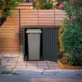 ML-Design Mülltonnenbox 68 x 80 x 116,3 cm anthrazit