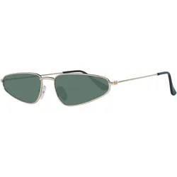 MILLNER Gatwick Damen Sonnenbrille Polarisiert 100% UV 400 Schutz Filterkategorie 3 Urlaubs-Brille in Katzenaugen-Form 0021102 Gold/Grün - One-Size