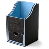 Arcane Tinmen 40203 - Dragon Shield: Nest Box + Dice Tray – Black/Blue