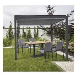 BEST Freizeitmöbel Cadiz 360 x 530 cm anthrazit