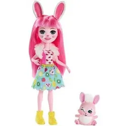 MATTEL FXM73 Enchantimals Bree Bunny & Twist Puppe