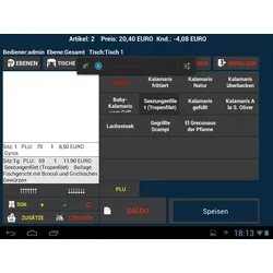 Blitzkasse 10" All-in-One MINI Kasse für Einzelhandel: Laden, Friseursalon, Fest, Markt:Terminal, Bondrucker, Kundenanzeige, Kassenlade / Handel-Kasse