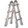 WAKÜ Teleskopleiter 4 x 3 Sprossen (100)