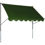 Angerer Klemmmarkise Standard 200 cm uni grün