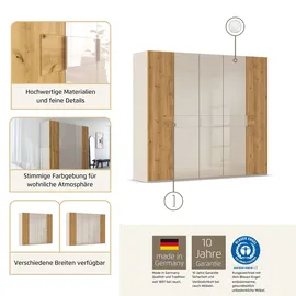 Rauch Drehtürenschrank KONA 251 x 223 x 61 cm Beige
