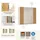 Rauch Drehtürenschrank KONA 251 x 223 x 61 cm Beige