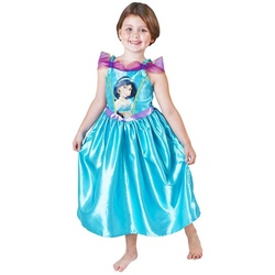 Rubie ́s Kostüm Disney’s Prinzessin Jasmin, Original lizenziertes Kinderkostüm zu Disney’s “Aladdin” (1992) blau 140