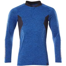 Mascot Polo-Shirt, mit COOLMAX® PRO, Langarm L azurblau/schwarzblau