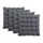 BestLivings Sitzkissen 40 x 40 cm grau 4-tlg.