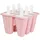 Intirilife Silikon Eisform mit 6 Mulden in Rosa | Gr.: onesize