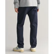 GANT Chinohose REGULAR TWILL CHINOS Regumit gefütterten Seitentaschen blau 32