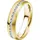 DOOSTI Trauring DOOSTI "Schmuck Geschenk Silber 925 Trauring Ehering Partnerring LIEBE" Gr. 58, gold (gelbgoldfarben), Fingerringe, Damen, 58,mit Zirkonia, Silber 925 (Sterlingsilber), 6mm, Trauring, wahlweise mit oder ohne Zirkonia