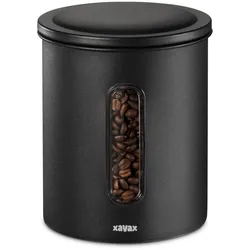 Behälter andere Stahl (Schwarz) 111275 Kaffeedose für 500g Bohnen oder 700g Pulver luftdicht