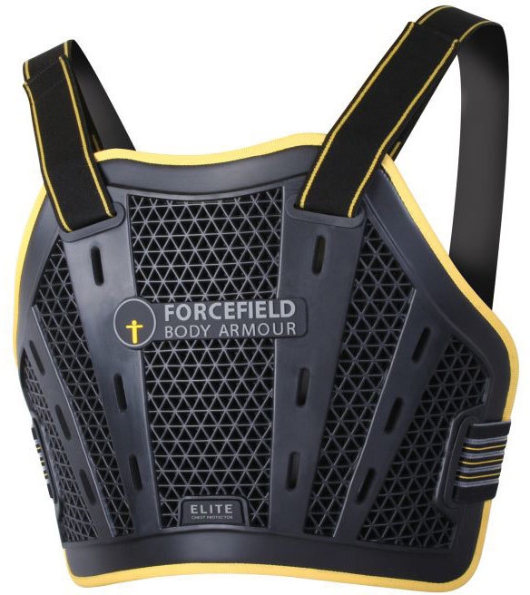 Forcefield Elite Brust Protektor, schwarz, Größe S M für Männer