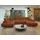 Mirjan24 Wohnlandschaft Torezio Bis, mit Bettkasten und Schlaffunktion, Einstellbare Kopfstützen, 346x203x70-90 cm (Farbe: Flow ... - Braun