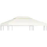 Pavillon-Ersatzdach 310 g/m2 Cremeweiß 3x4 m