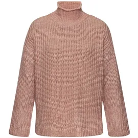 Buffalo Stehkragenpullover Damen rosenholz meliert Gr.44/46