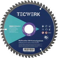 tecwerk Handkreissägeblatt AD 190 mm Z.54 HLTCG Schnitt-B.2,4 mm