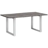 Woodkings Esstisch Bullwer Grau silberfarben 230x100 cm - Grau